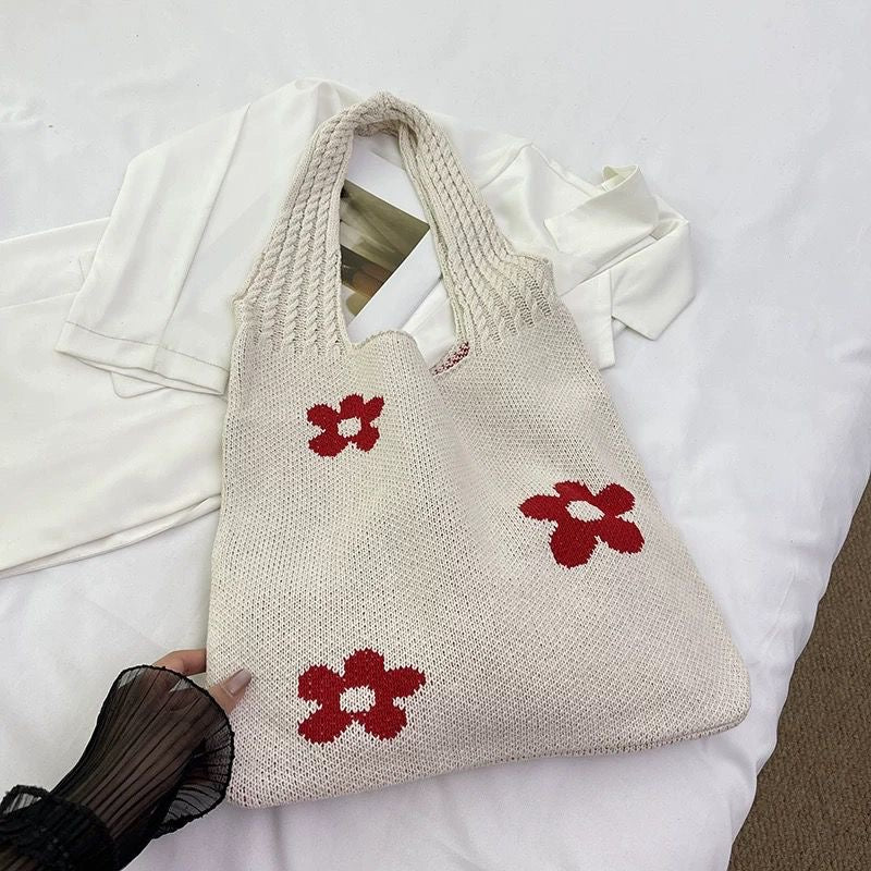 FLOWER CROCHET BAG