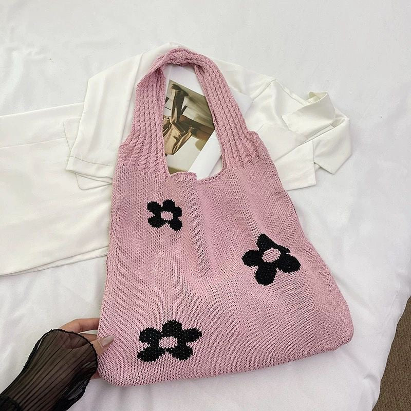 FLOWER CROCHET BAG