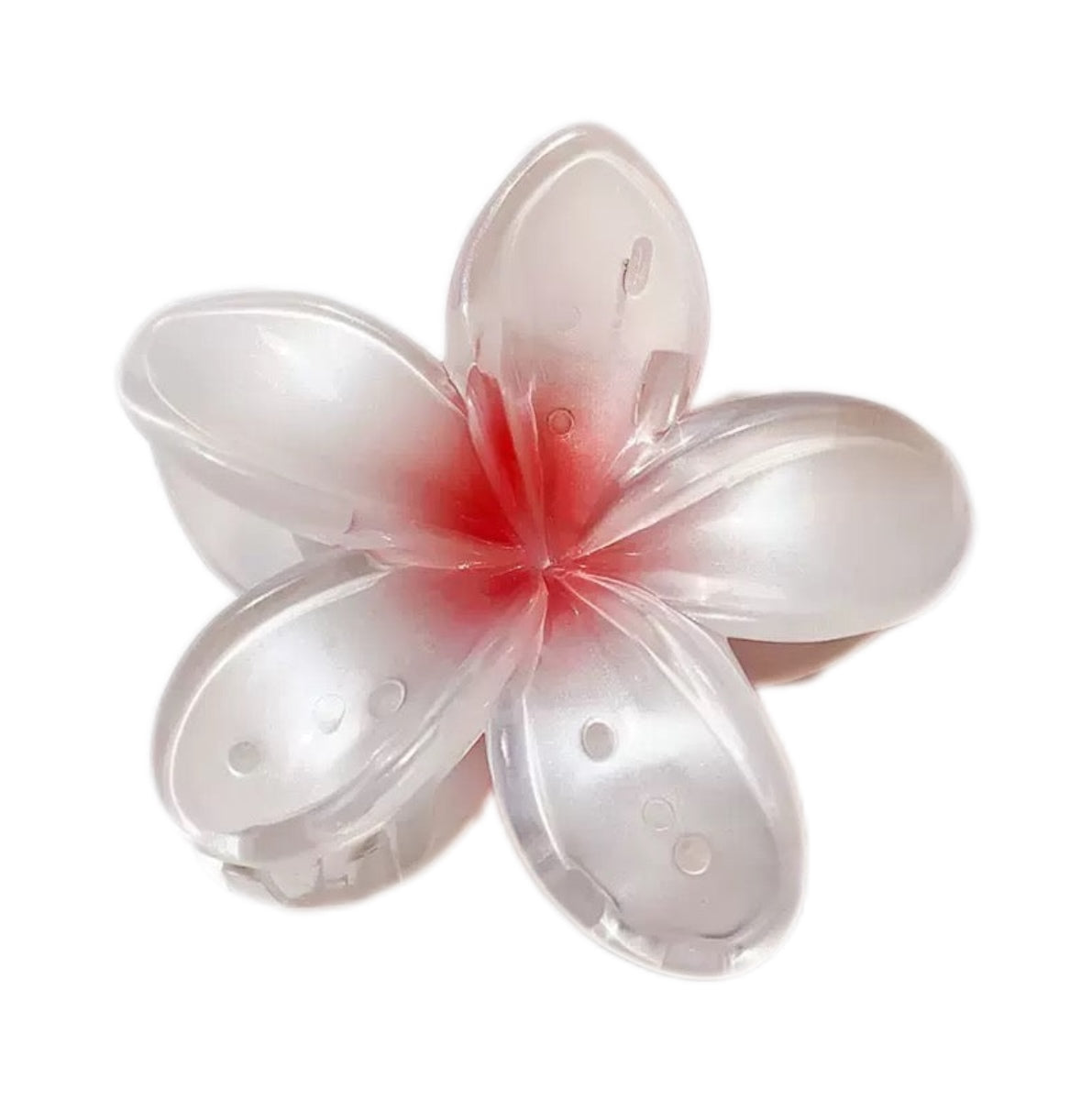 Cute Chrome Flower Hair Claw - Pinces Pour Cheveux