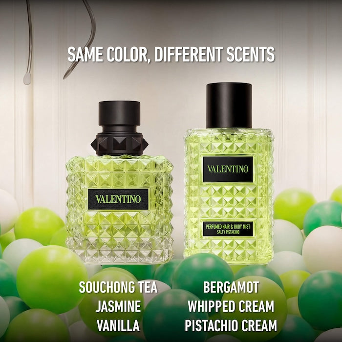 Born in Roma Salty Pistachio – Brume parfumée cheveux et corps, édition limitée