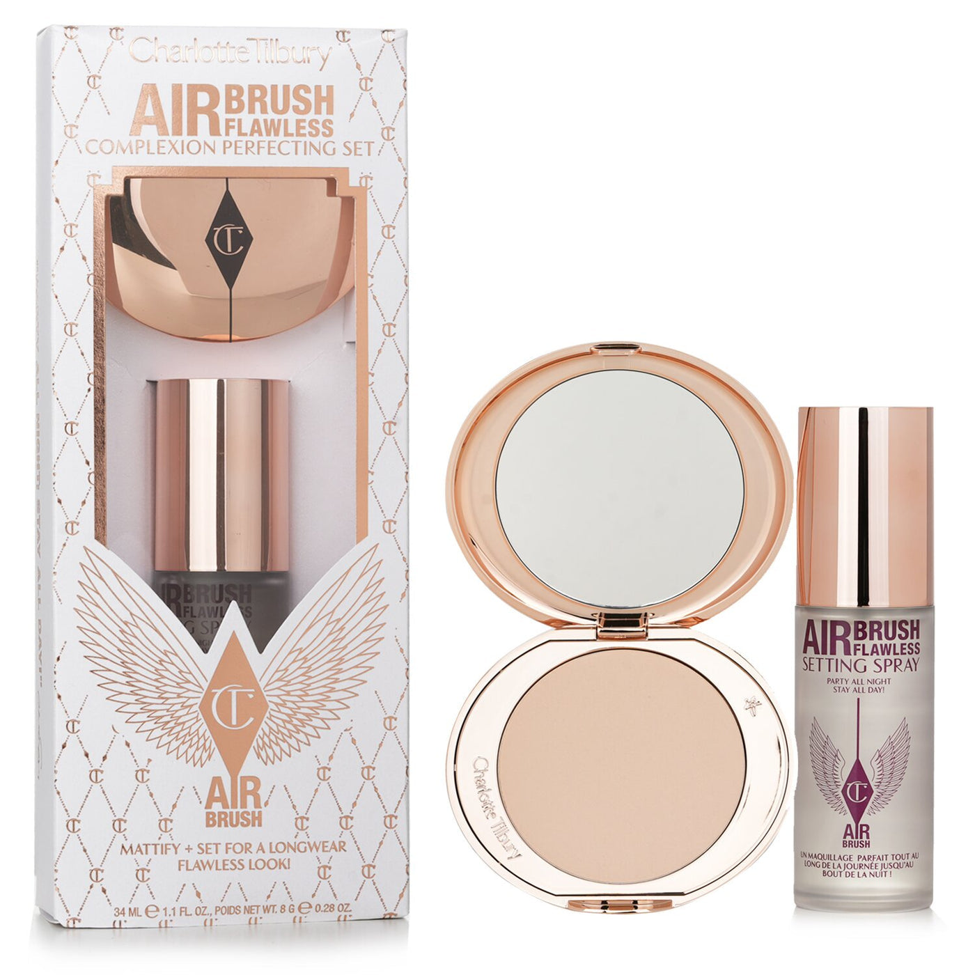 Charlotte Tilbury – Airbrush Flawless Complexion Perfecting Set