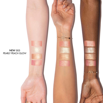 Dior Backstage Glow Maximizer Face Palette 003 Pearly Peach Glow