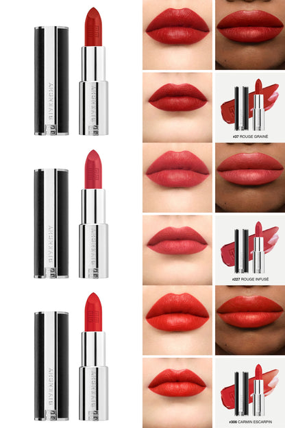 Le Rouge Interdit Intense Silk – Rouge à lèvres semi-mat lumineux