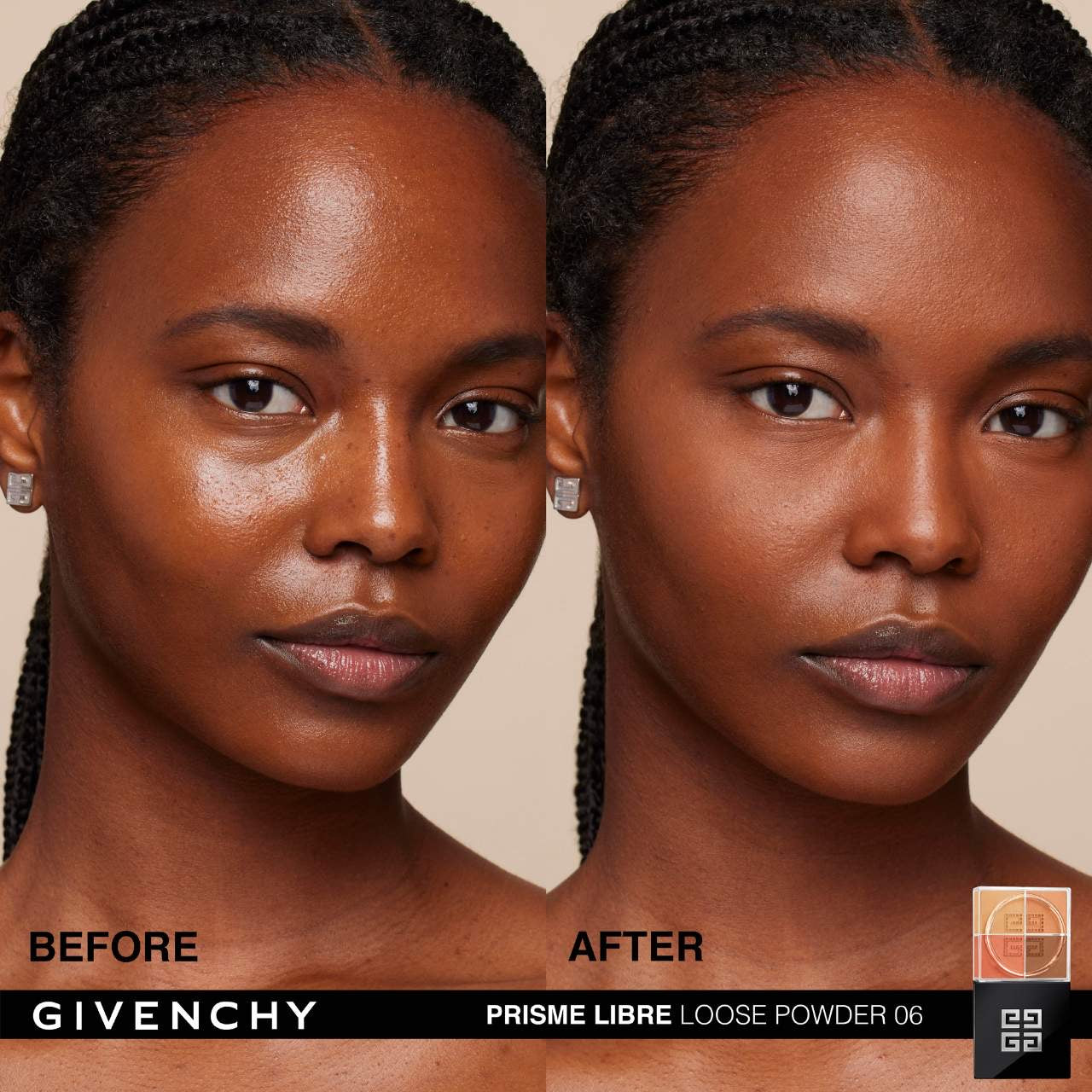 Givenchy – Prisme Libre 4-Color Loose Powder N°06 Organza Ambré