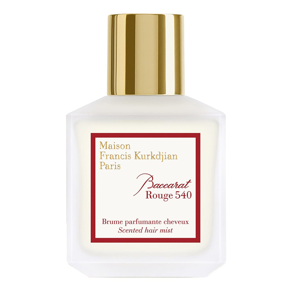 Baccarat Rouge 540 Scented Hair Mist – Brume parfumée pour les cheveux