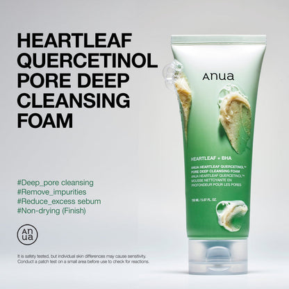 ANUA – Heartleaf Quercetinol Pore Deep Cleansing Foam