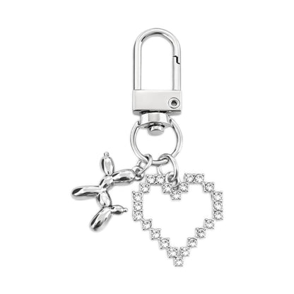 Silver Aesthetic Charm & Keychain
