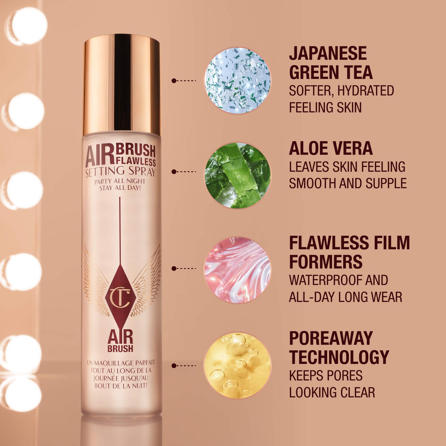 Charlotte Tilbury – Airbrush Flawless Hydrating & Waterproof Setting Spray