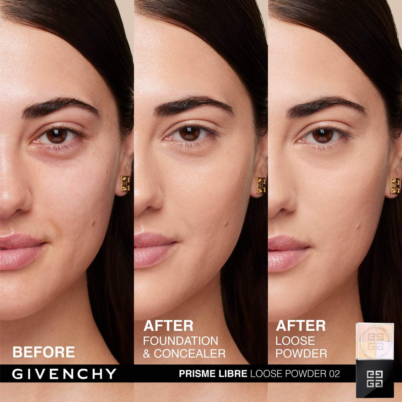 Givenchy – Prisme Libre 4-Color Powder N°02 Satin Blanc