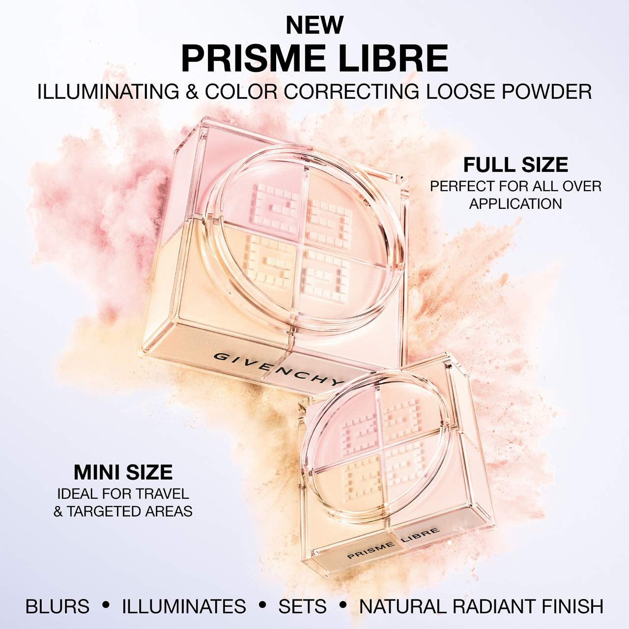 Prisme Libre 4-Color Loose Powder N°01 Mousseline Pastel