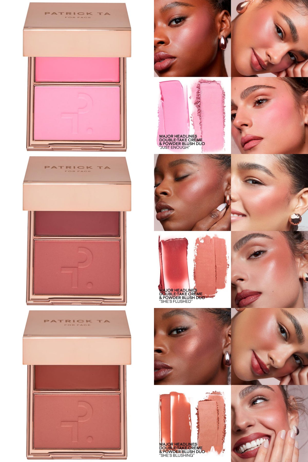 Major Headlines Double-Take Crème & Powder Blush Duo