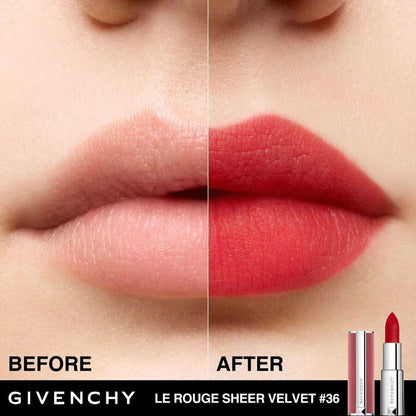 GIVENCHY – Le Rouge Sheer Velvet