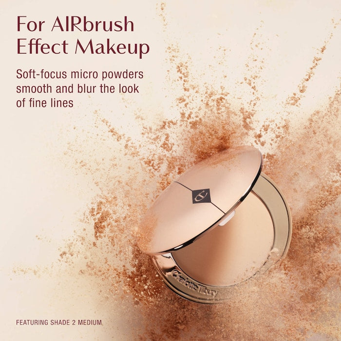 Airbrush Flawless Finish Refillable Blurring & Setting Powder – Poudre pressée fixante