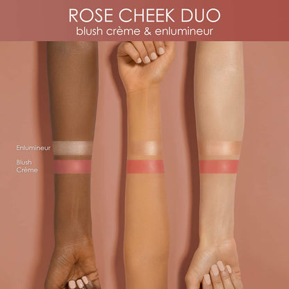Rose Cheek Duo – Duo blush crème et enlumineur