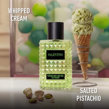 Born in Roma Salty Pistachio – Brume parfumée cheveux et corps, édition limitée