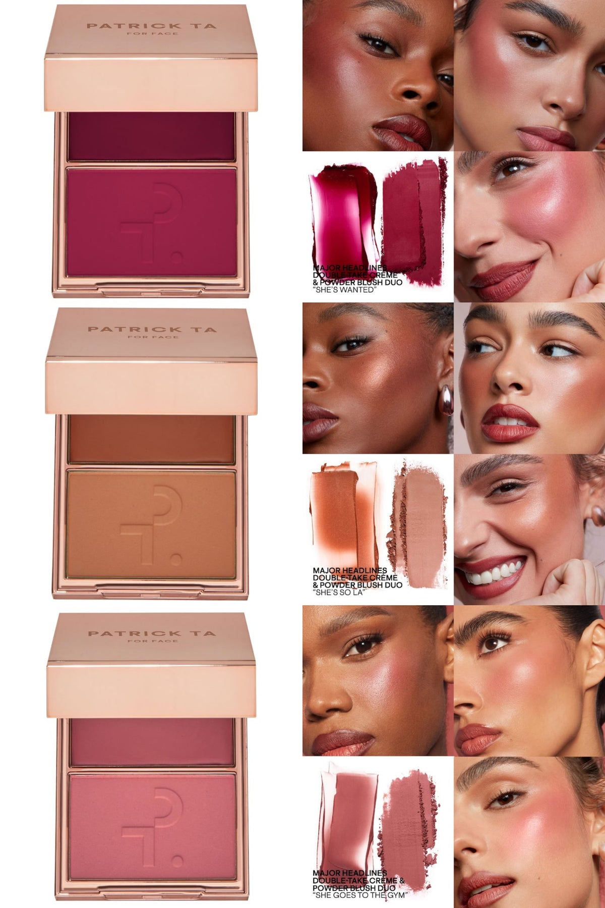 Major Headlines Double-Take Crème & Powder Blush Duo
