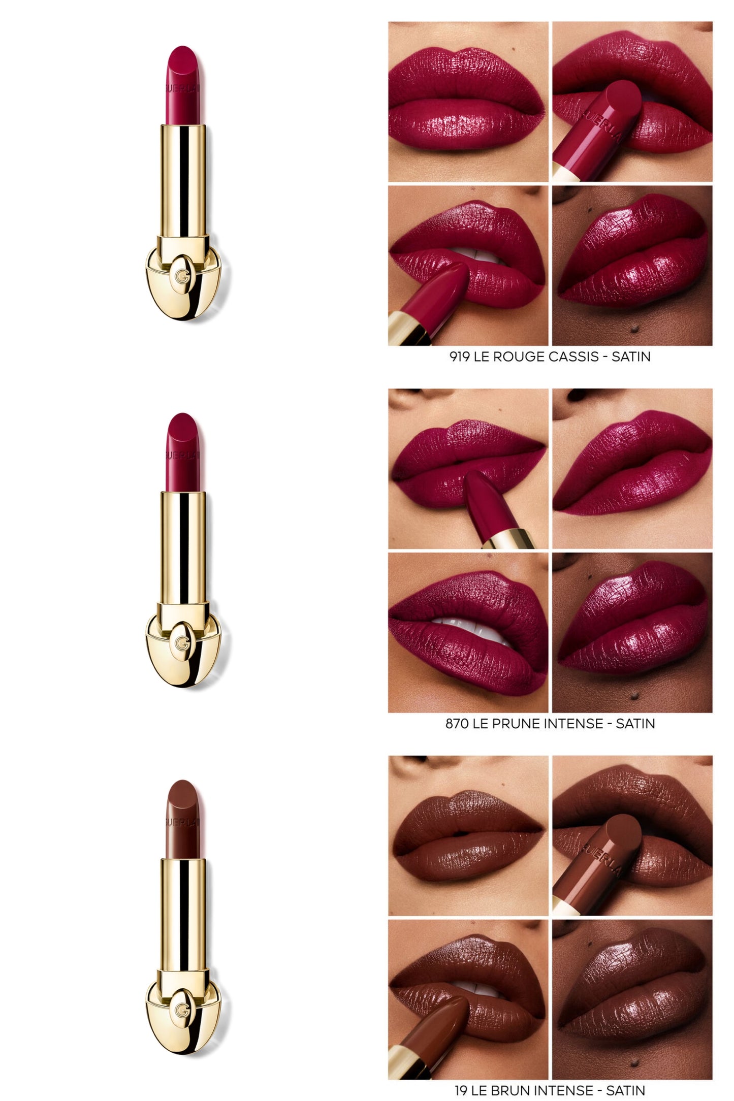 GUERLAIN – Rouge G Satin Lipstick (Recharge)