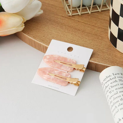 Collection de Barrettes Rose