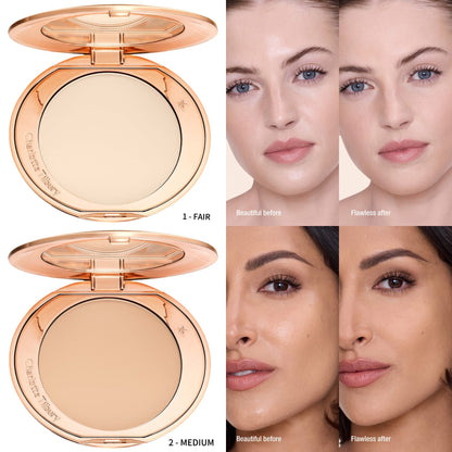 Airbrush Flawless Finish Refillable Blurring & Setting Powder – Poudre pressée fixante