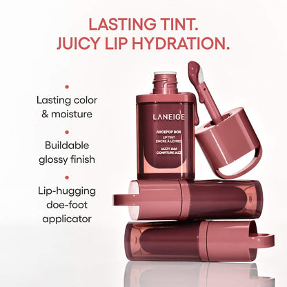JuicePop Box Hydrating & Lightweight Oil Lip Tint – Teinte lèvres huile hydratante