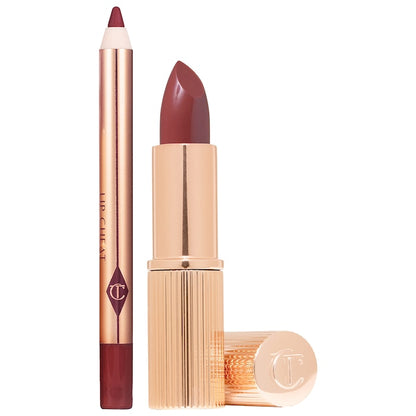 Mini Pillow Talk Lipstick & Liner Set – Coffret rouge à lèvres & crayon lèvres