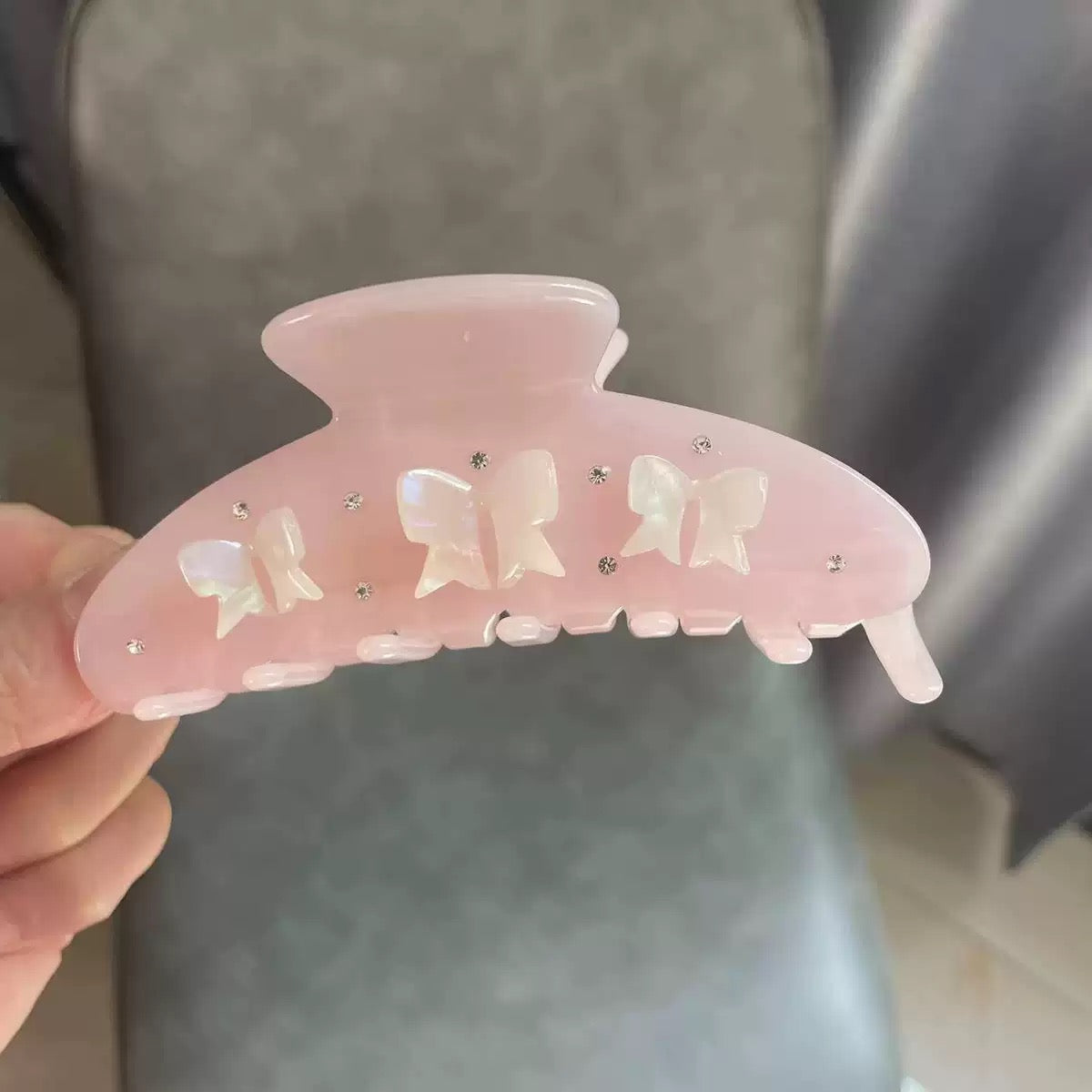 Cute Ribbon Hair Claw – Pinces Pour Cheveux