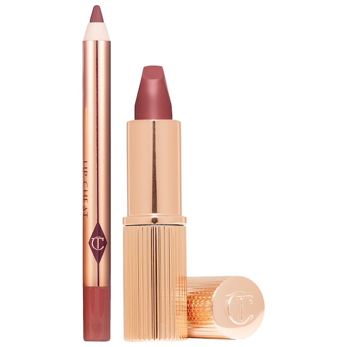 Mini Pillow Talk Lipstick & Liner Set – Coffret rouge à lèvres & crayon lèvres