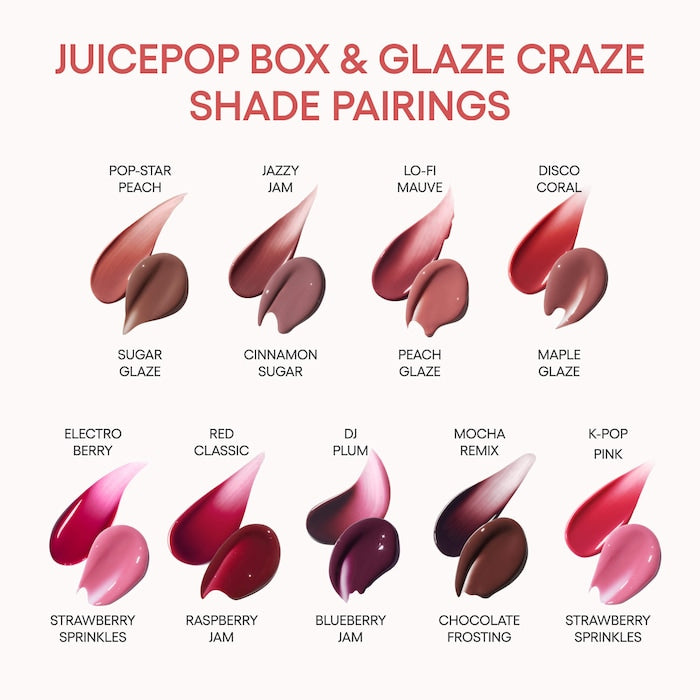 JuicePop Box Hydrating & Lightweight Oil Lip Tint – Teinte lèvres huile hydratante