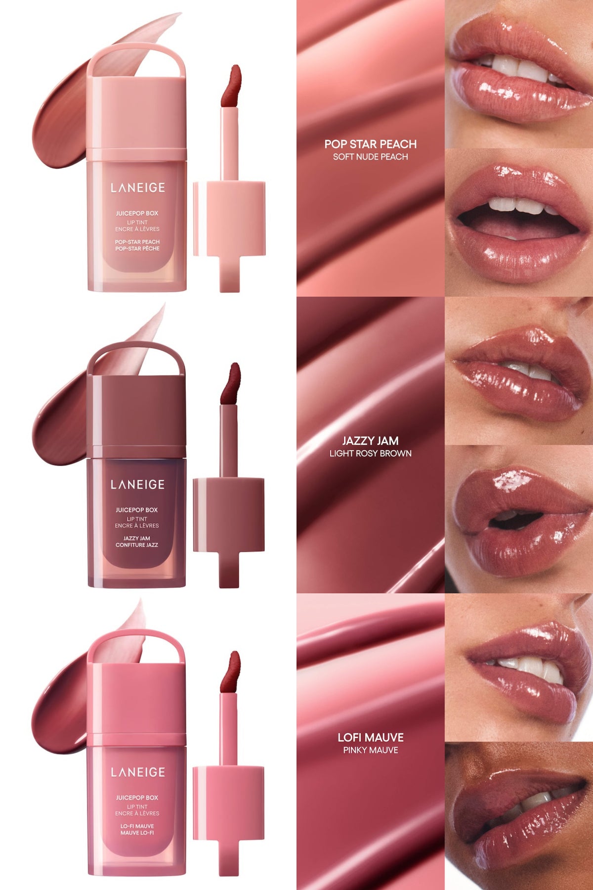 JuicePop Box Hydrating & Lightweight Oil Lip Tint – Teinte lèvres huile hydratante