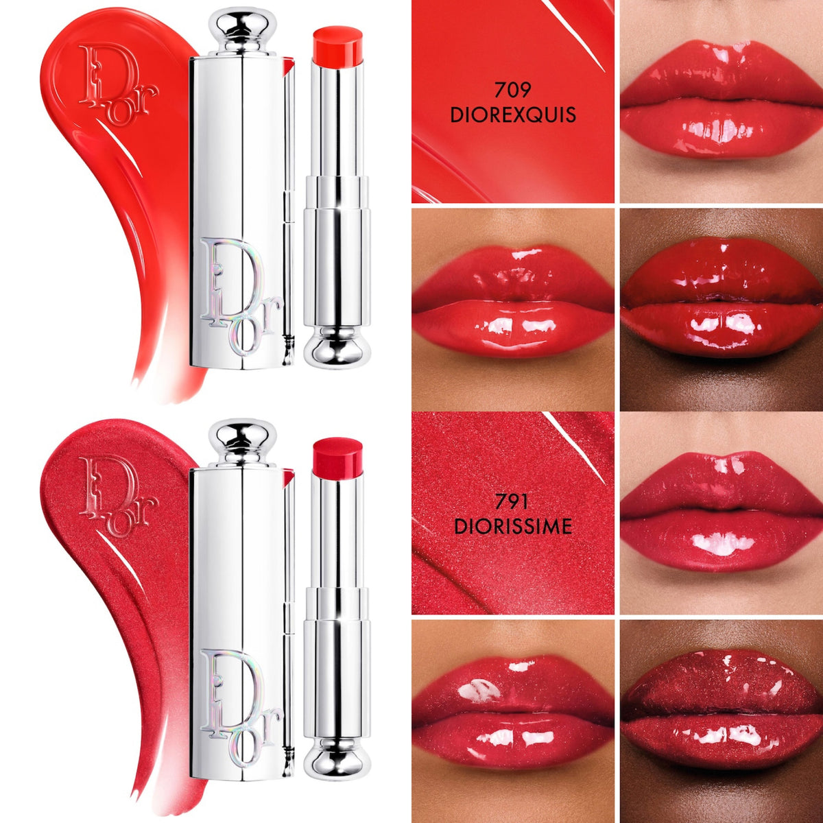 Dior Addict Glass Lipstick – Rouge à lèvres gloss ultra-brillant hydratant