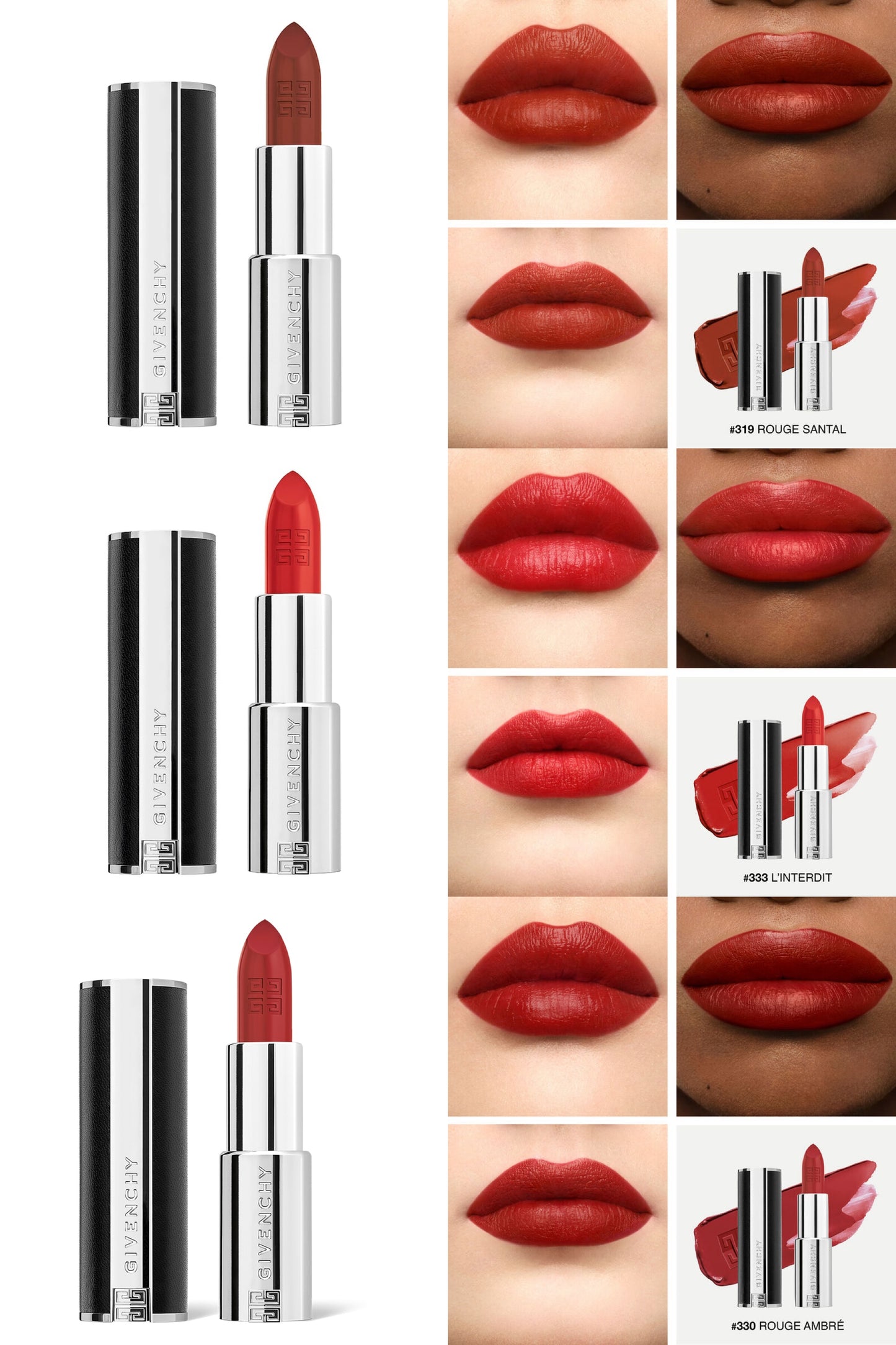 Le Rouge Interdit Intense Silk – Rouge à lèvres semi-mat lumineux