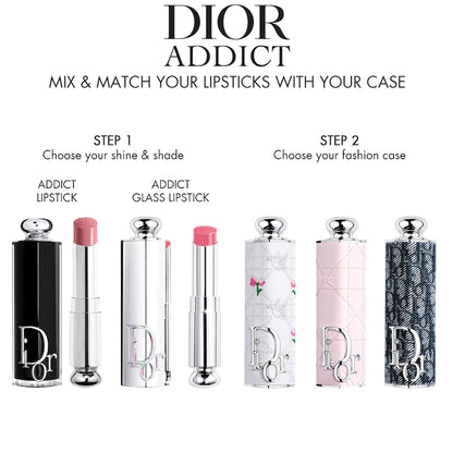 Dior Addict Glass Lipstick – Rouge à lèvres gloss ultra-brillant hydratant