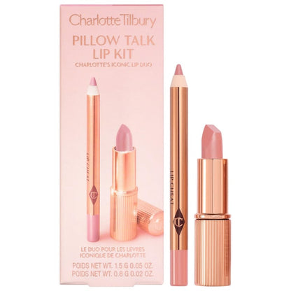 Mini Pillow Talk Lipstick & Liner Set – Coffret rouge à lèvres & crayon lèvres