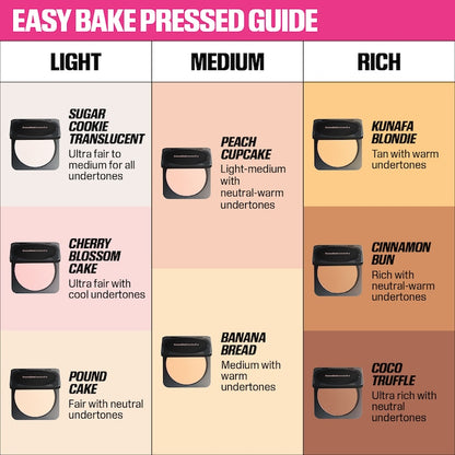 Easy Bake Airbrush Matte Pressed Setting Powder – Poudre pressée fixante airbrush matte