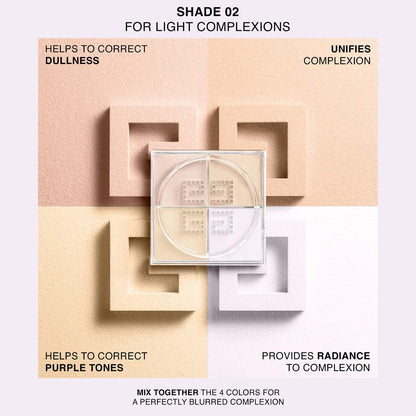 Givenchy – Prisme Libre 4-Color Powder N°02 Satin Blanc