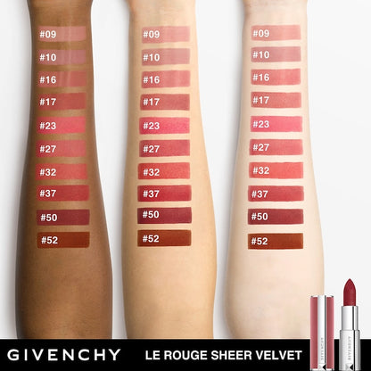 GIVENCHY – Le Rouge Sheer Velvet