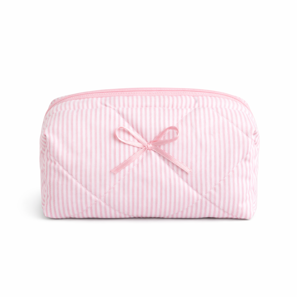 Trousse Matelassée Rose
