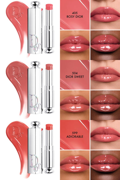 Dior Addict Glass Lipstick – Rouge à lèvres gloss ultra-brillant hydratant