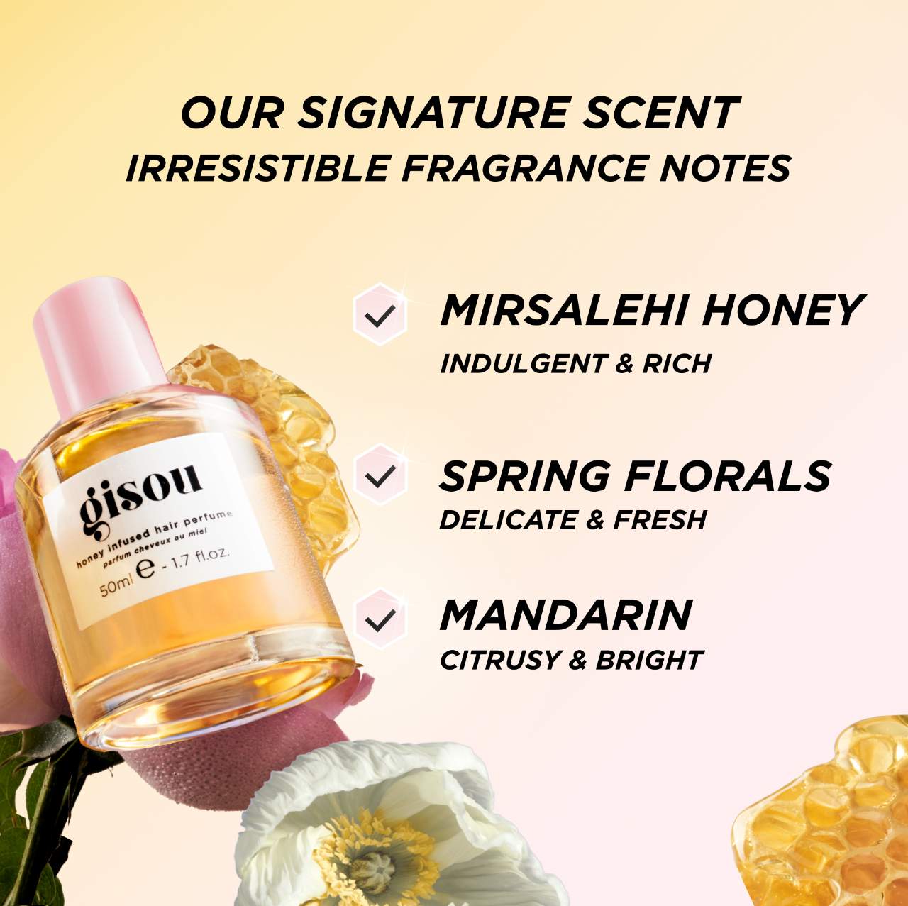 GISOU Honey Infused - HAIR PERFUME