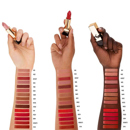Rouge Pur Couture Caring Satin Lipstick with Ceramides – Rouge à lèvres satin longue tenue