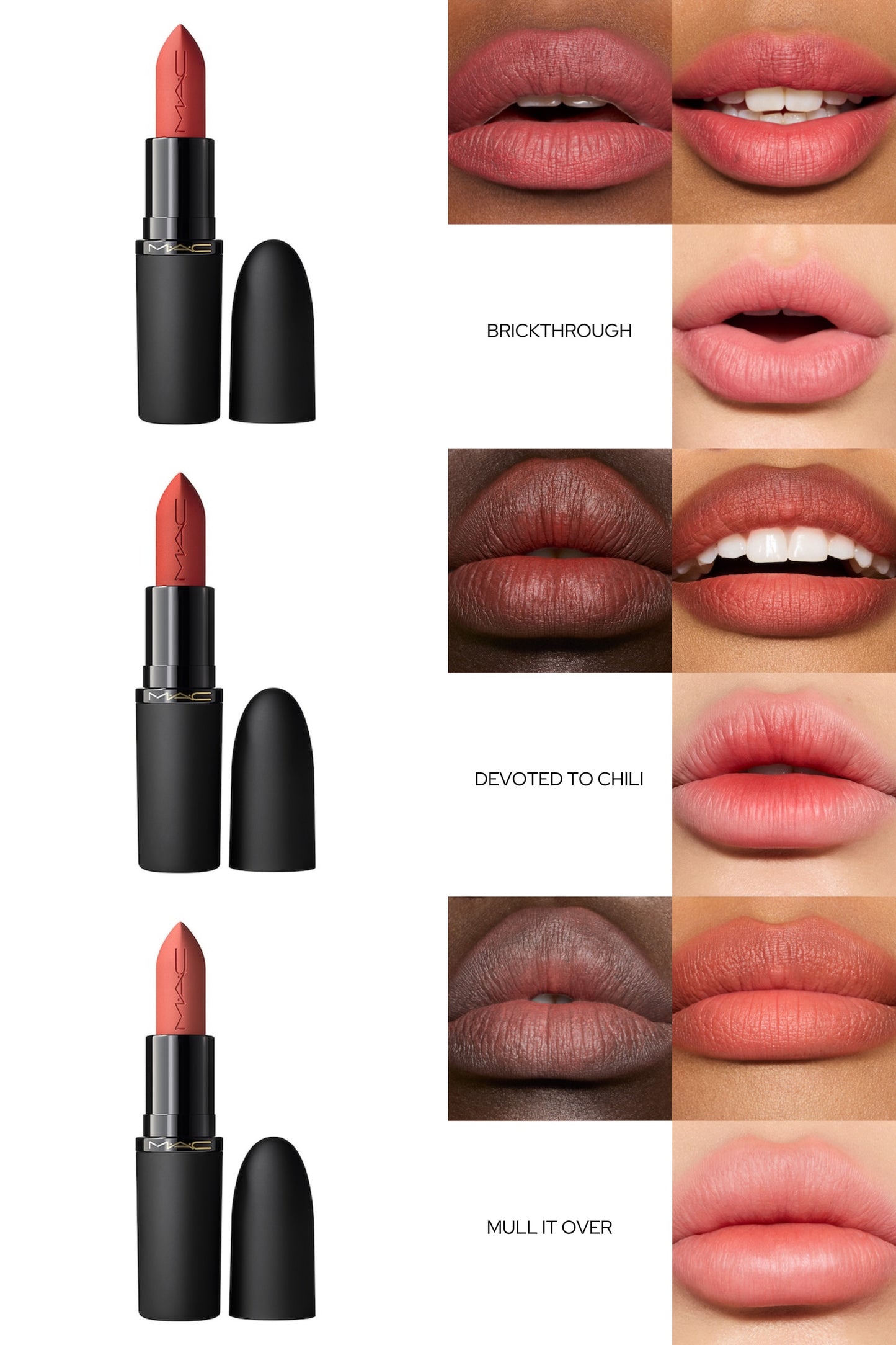 MAC POWDER KISS HAZY MATTE LIPSTICK