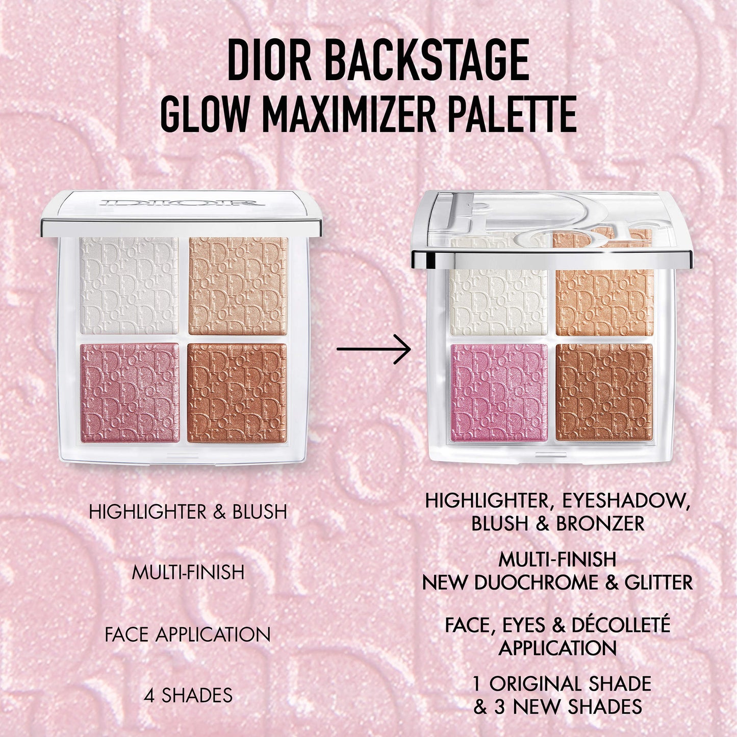 Dior Backstage Glow Maximizer Face Palette 001 Universal