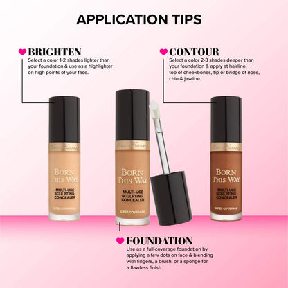 Born This Way Super Coverage Multi-Use Concealer (with Hyaluronic Acid)