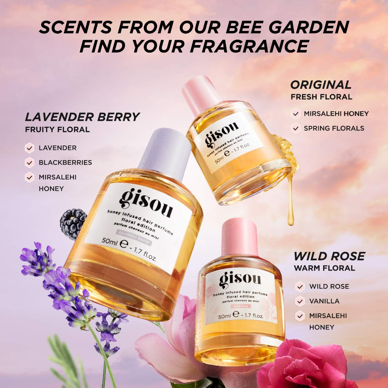GISOU Honey Infused - HAIR PERFUME