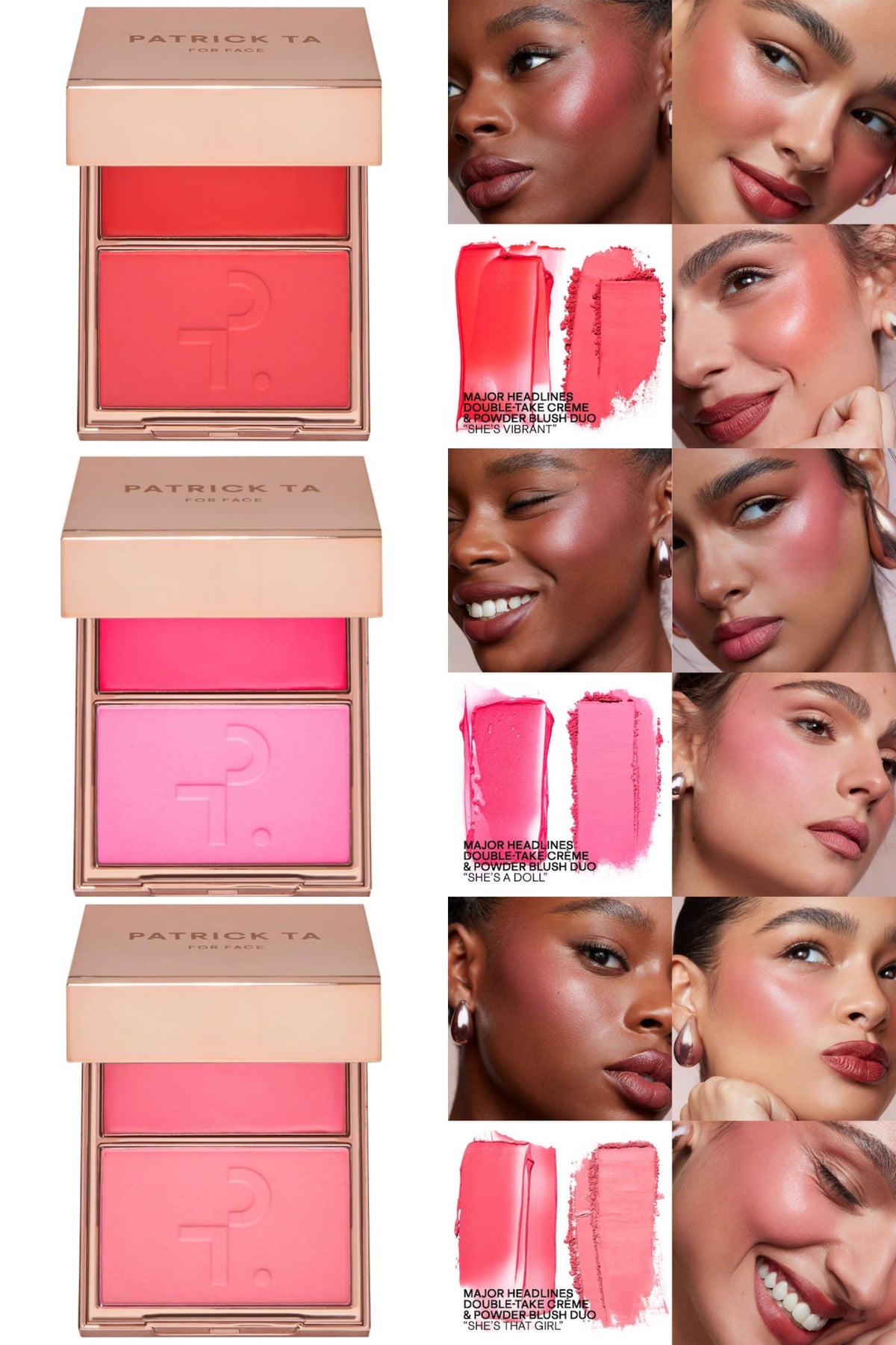 Major Headlines Double-Take Crème & Powder Blush Duo