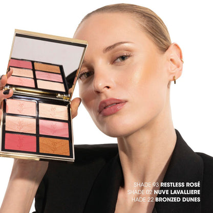 Couture Face Palette Golden Oasis – Palette blush & enlumineur