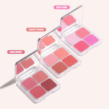 Blush Filter Blurring Blushlighters Palette – Palette blush & enlumineur poudre
