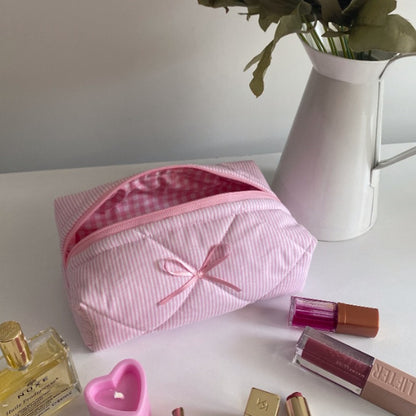 Trousse Matelassée Rose