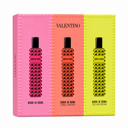 Born in Roma Donna Eau de Parfum Discovery / Travel Trio – Coffret d'Eaux de Parfum au format voyage