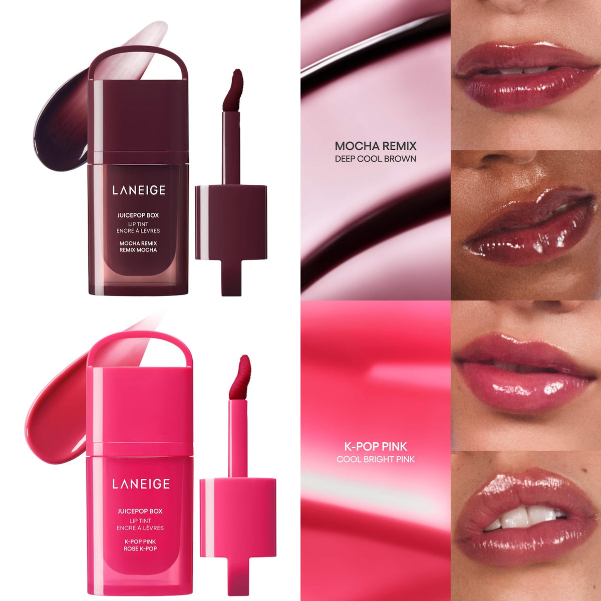 JuicePop Box Hydrating & Lightweight Oil Lip Tint – Teinte lèvres huile hydratante